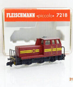 Fleischmann N 7218 Diesel Werkslok rot in OVP LE6913