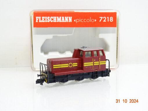 Fleischmann N 7218 Diesel Werkslok rot in OVP LE6913
