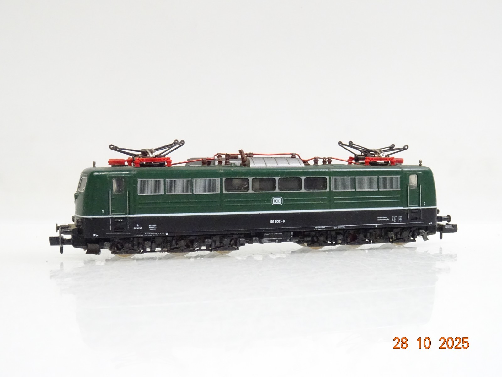 Fleischmann N 7380 E-Lok BR 151 032-0 der DB JL3880 o.