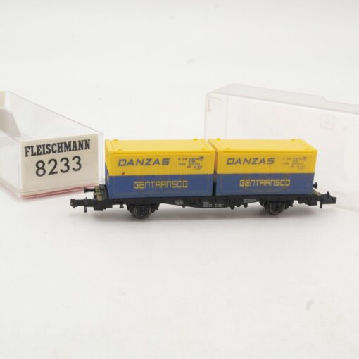 Fleischmann N 8233 Containerwagen Danzas in OVP QR9802 – Bild 3