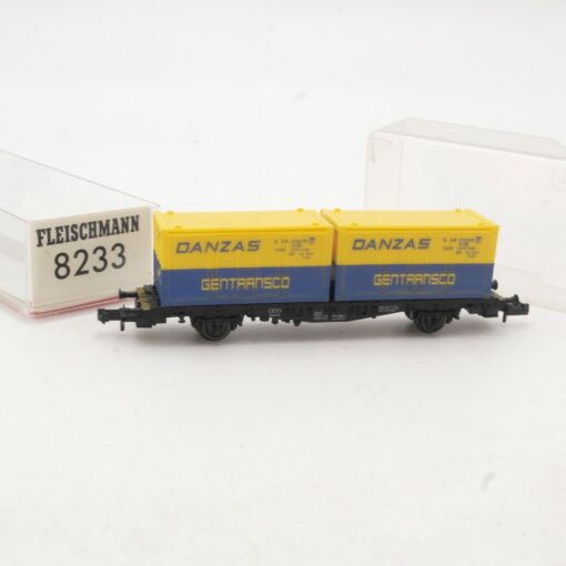 Fleischmann N 8233 Containerwagen Danzas in OVP QR9802