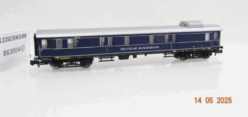 Fleischmann N 863004 K Gepäckwagen F-Zug Germania der DB in OVP JL634