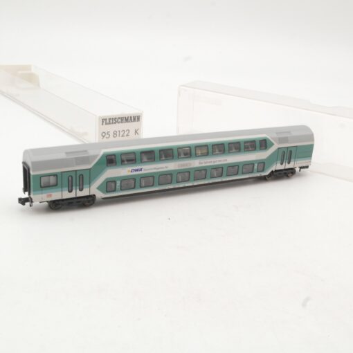 Fleischmann N 97 8122 K Doppelstockwagen 2. Klasse der DB in OVP RR4164 – Bild 3