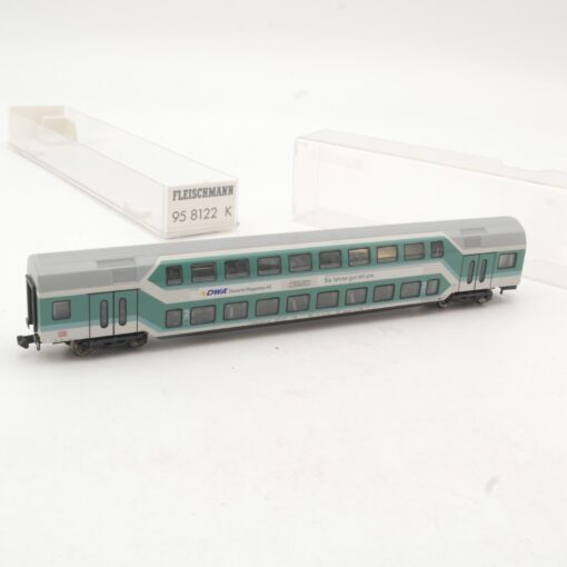Fleischmann N 97 8122 K Doppelstockwagen 2. Klasse der DB in OVP RR4164