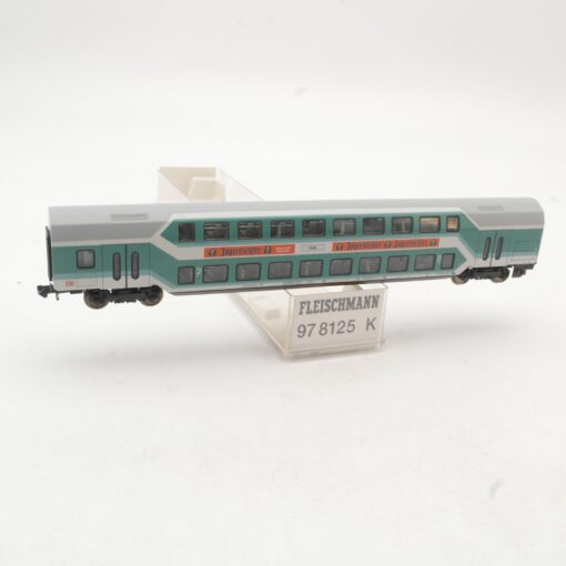 Fleischmann N 97 8125 K Doppelstockwagen 2. Klasse der DB in OVP RR3908