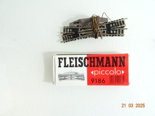 Fleischmann piccolo N 9186 el. Doppelkreuzungsweiche siehe Foto in OVP CK6899