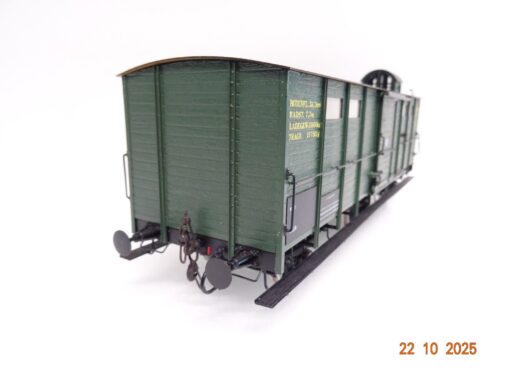 Friedl Spur 0 Messing Güterwagen 3achs. der K.Bay.Sts.B. in OVP JL3772 – Bild 6