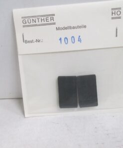 Günther H0 1004  Modellbauteile schwarze Gummidämpfer 2 Stück m.OVP WZ4882