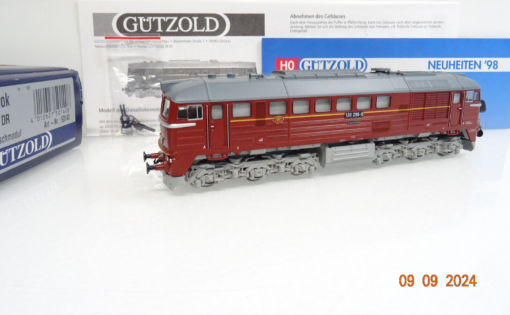 Gützold H0 50140 Diesellok BR 120 296-9 der DR mit Geräuschmodul in OVP LE5696
