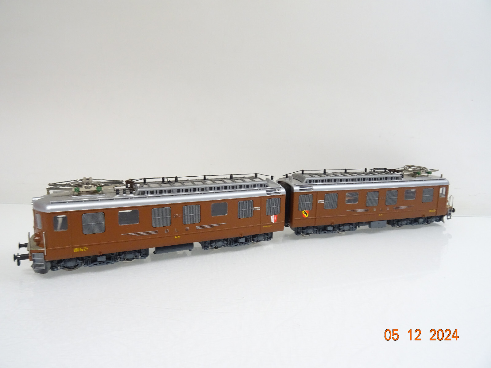 HAG H0 240 AC Schweiz Doppel E-Lok Ae 8/8 der BLS in OVP LE7747 – Bild 3