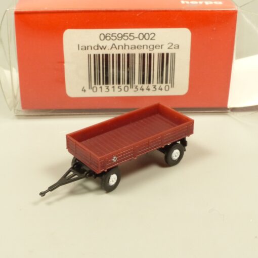 Herpa 1:160 065955-002 landwirtschaftlicher Anhänger 2a in OVP EX6248