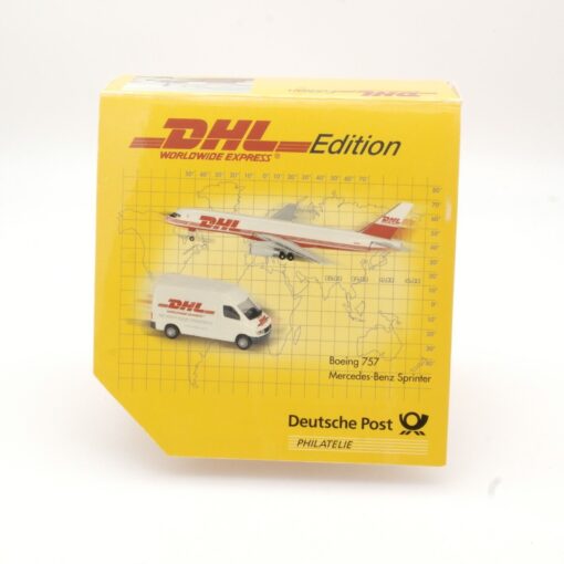 Herpa 1:87 006728 Post Museums Shop Boeing 757 + MB Sprinter in OVP QR8161 – Bild 3