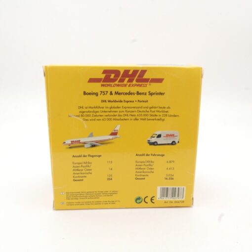 Herpa 1:87 006728 Post Museums Shop Boeing 757 + MB Sprinter in OVP QR8161 – Bild 4