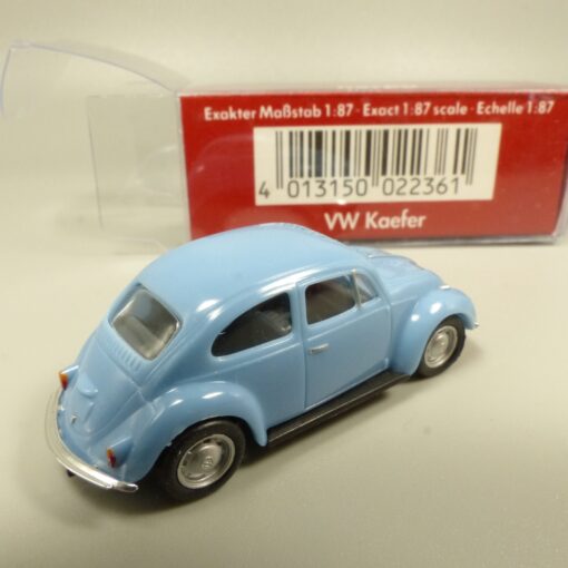 Herpa 1:87 022361 VW Käfer hellblau in OVP EX7509 – Bild 3