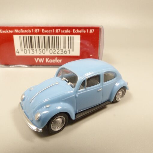 Herpa 1:87 022361 VW Käfer hellblau in OVP EX7509