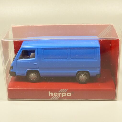Herpa 1:87 041393 Mercedes  Benz 100 Kastenwagen blau neutral in OVP EX6025 – Bild 4