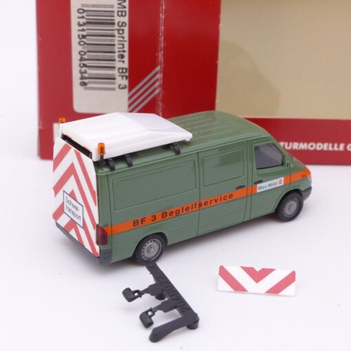 Herpa 1:87 045346 MB Sprinter BF 3 Begleitservice Max Wild in OVP EX7452 – Bild 3