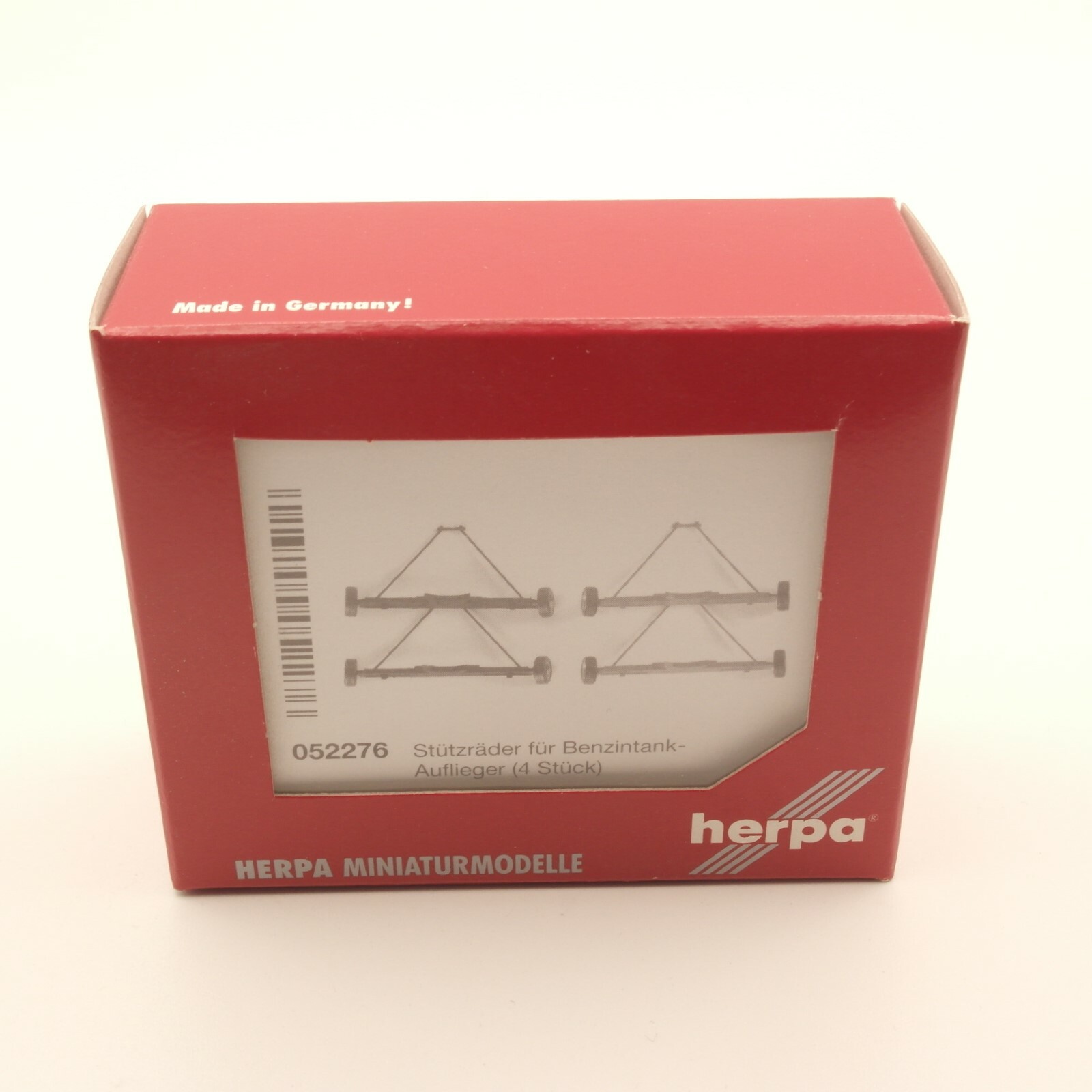 Herpa 1:87 052276 Stützräder für Benzintank-Auflieger (4 Stück) in OVP ER2412