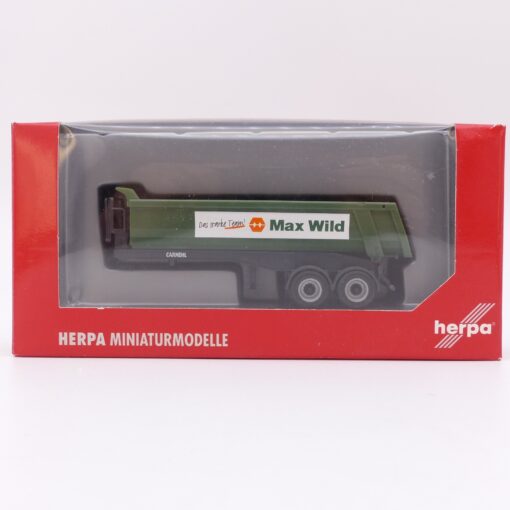 Herpa 1:87 076036 Rundmuldenauflieger Max Wild in OVP EX7442 – Bild 4