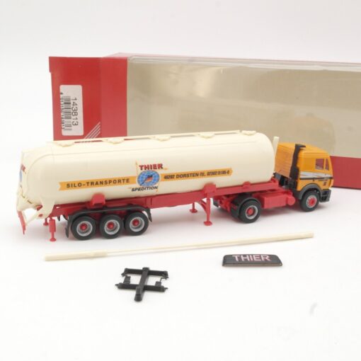 Herpa 1:87 143813 MB Kippsilo-Sattelzug Heinrich Thier in OVP QR8034 – Bild 3