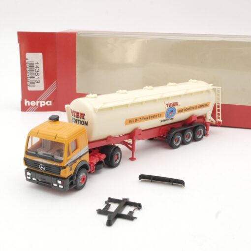 Herpa 1:87 143813 MB Kippsilo-Sattelzug Heinrich Thier in OVP QR8034