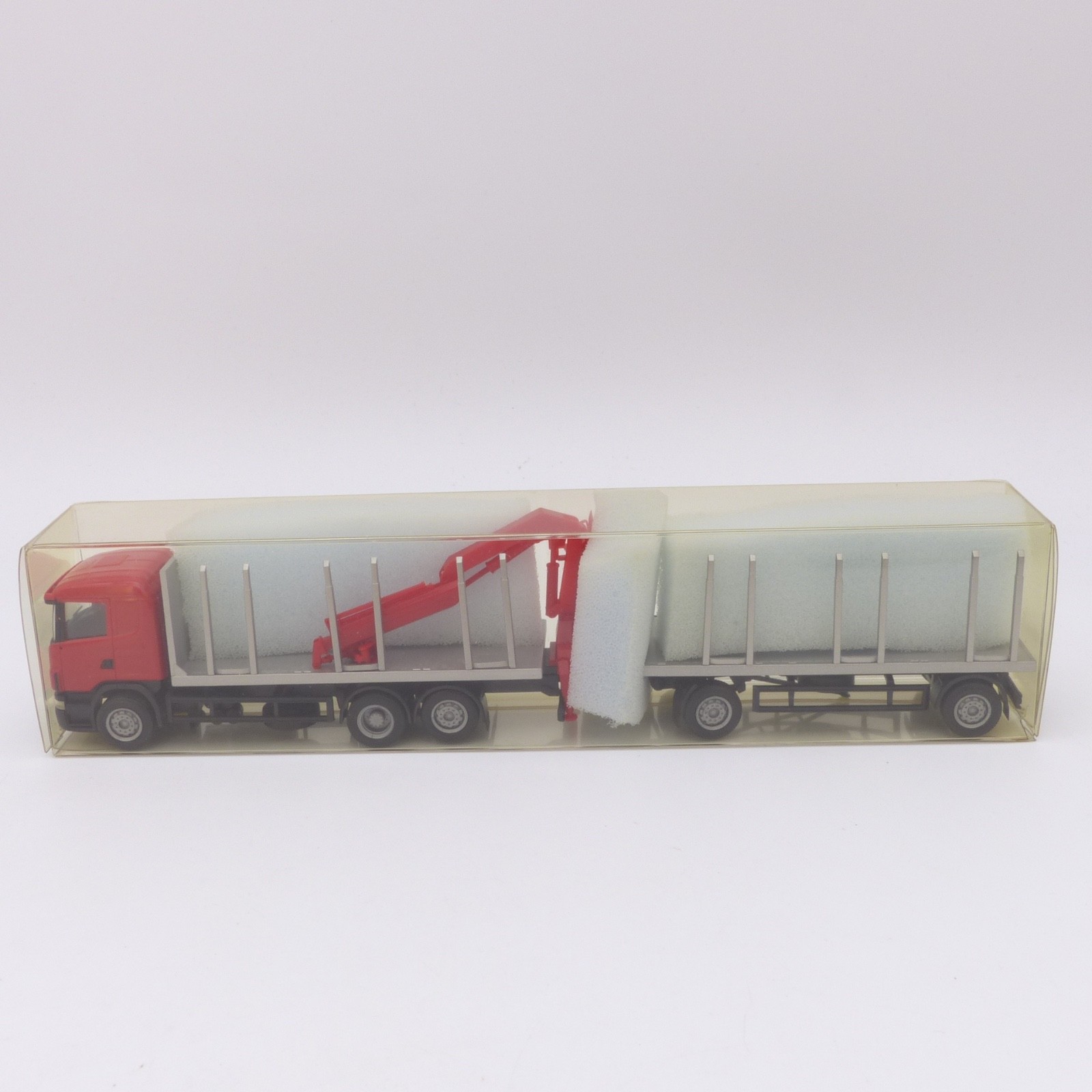 Herpa 1:87 150705 Scania R470 Rungen-Hängerzug mit Ladekran in EVP EX8412 – Bild 4