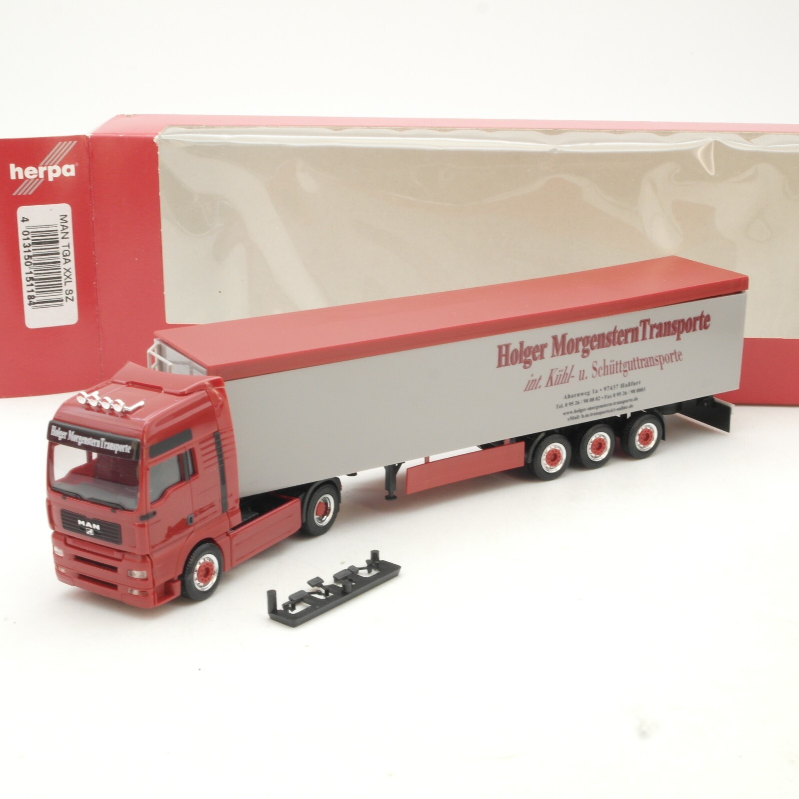 Herpa 1:87 151184 MAN TGA XXL Sattelzug Holger Morgenstern in OVP RG9984