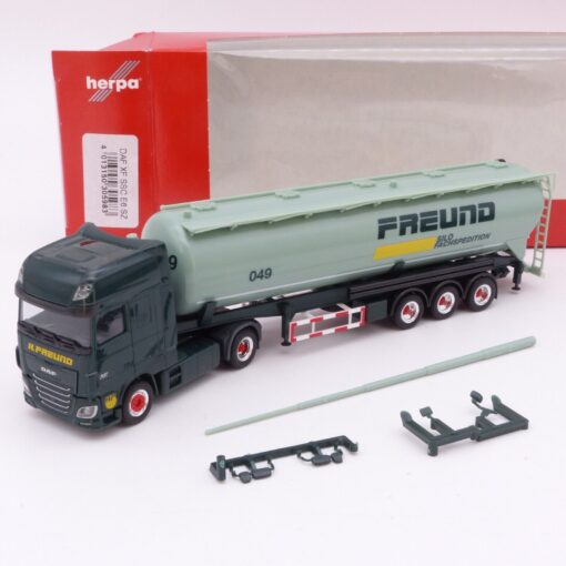 Herpa 1:87 305983 DAF XF Kippsilo-Sattelzug Freund in OVP EX4827