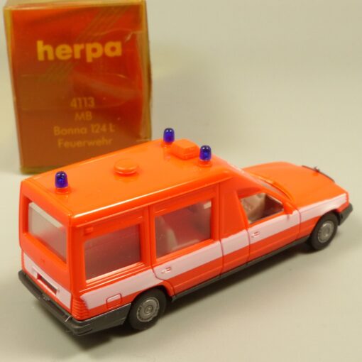 Herpa 1:87 4113 Mercedes-Benz Miesen Bonna 124 L Feuerwehr in OVP EX6005 – Bild 3