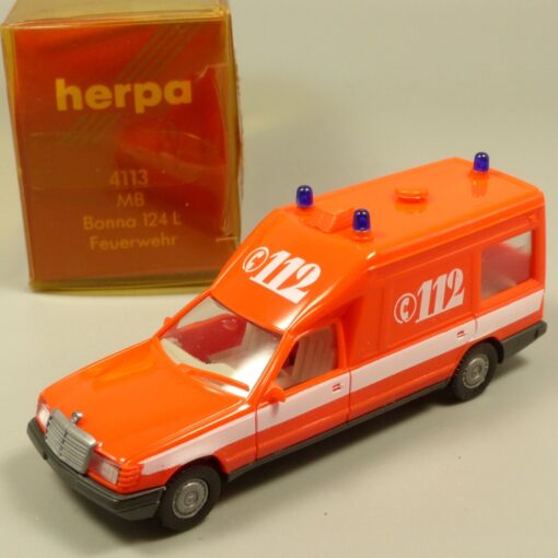 Herpa 1:87 4113 Mercedes-Benz Miesen Bonna 124 L Feuerwehr in OVP EX6005