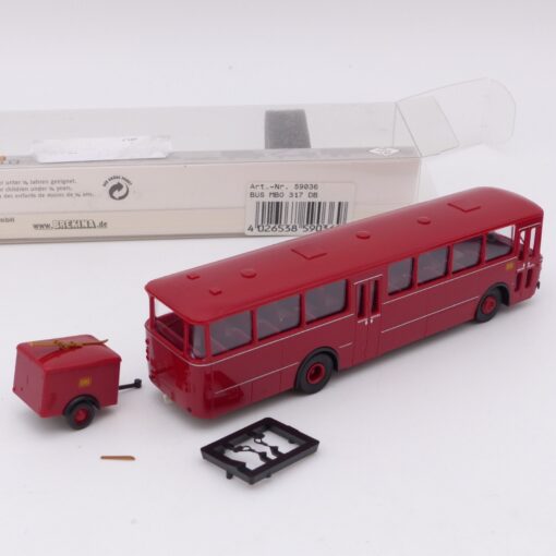 Herpa 1:87 59036 MB O 317 Stadtbus mit Anhänger DB in OVP EX7448 – Bild 3