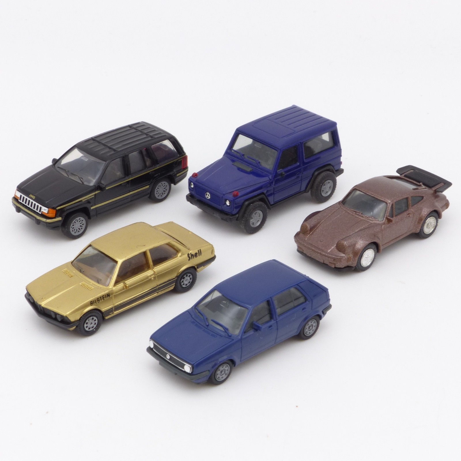 Herpa 1:87 5er-Pack diverse PKW Modelle in Tüte siehe Bilder o. EX8179