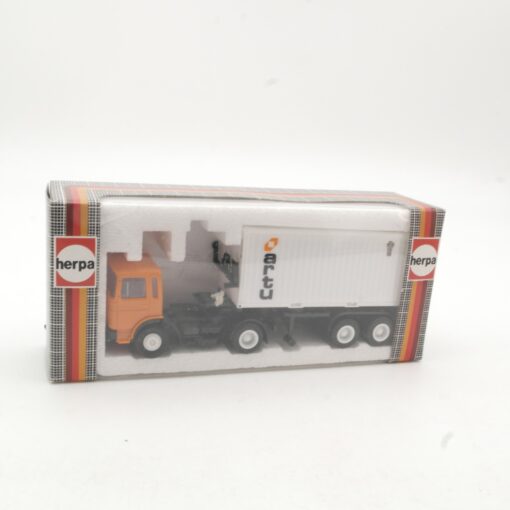 Herpa 1:87 820220 MAN F8 Container-Sattelzug artu in OVP RR1171 – Bild 3