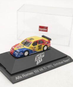 Herpa 1:87 Alfa Romeo 155 V6 TI RTL Schübel Team in PC Box RR1873