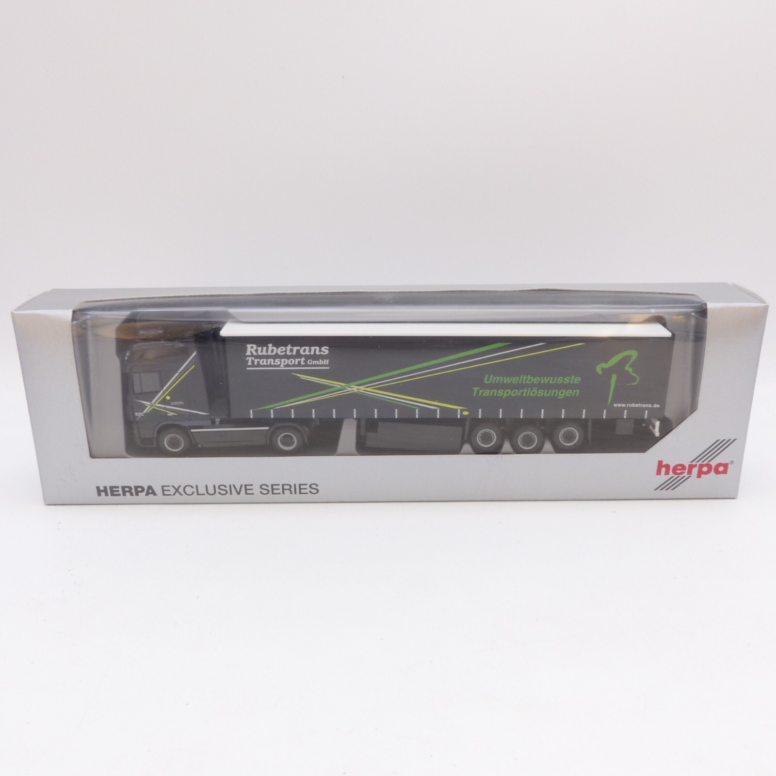 Herpa 1:87 DAF XF Sattelzug Rubetrans Transport GmbH - rar, in OVP EX789 – Bild 4