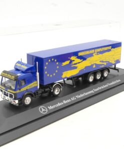 Herpa 1:87 MB 1850 Sattelzug MB Saarbrücken / Nunkirchen in PC Box RG2287