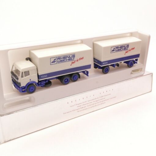 Herpa 1:87 MB Hängerzug Rhenlis Weichelt in OVP RI1076
