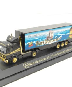 Herpa 1:87 MB SK 1850 Sattelzug Niederlassung Emden Aurich in PC Box RG1684