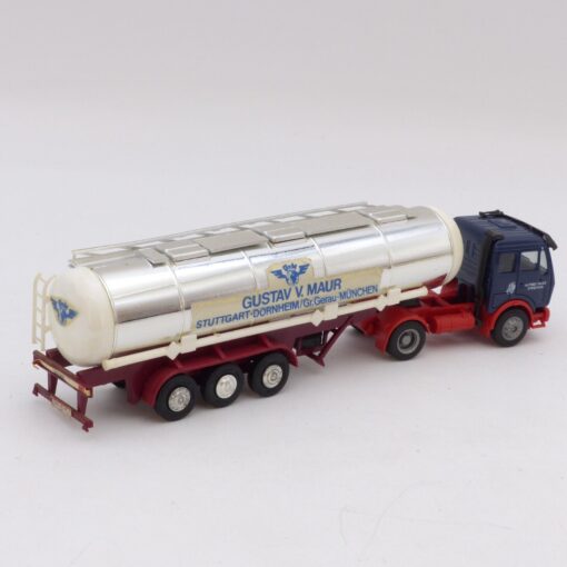 Herpa 1:87 Mercedes SK Chromtank-Sattelzug Gustav V. Maur, siehe Bilder o. EX398 – Bild 3