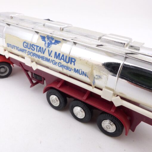 Herpa 1:87 Mercedes SK Chromtank-Sattelzug Gustav V. Maur, siehe Bilder o. EX398 – Bild 5