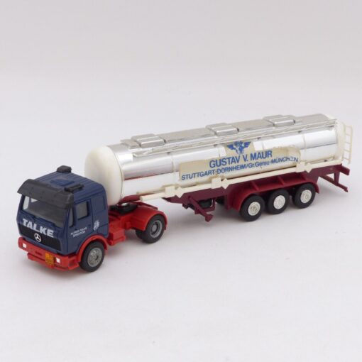 Herpa 1:87 Mercedes SK Chromtank-Sattelzug Gustav V. Maur, siehe Bilder o. EX398