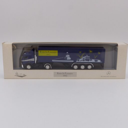 Herpa 1:87 Mercedes SK Sattelzug Rhein in Flammen 1993 in OVP EX3543 – Bild 4