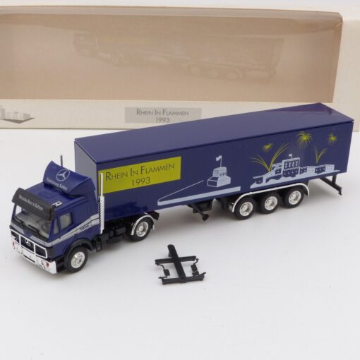 Herpa 1:87 Mercedes SK Sattelzug Rhein in Flammen 1993 in OVP EX3543