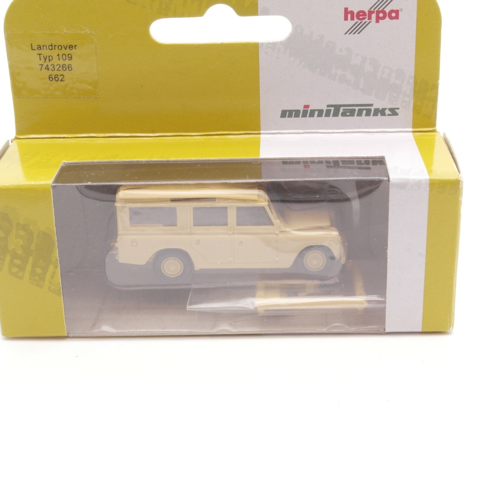 Herpa 1:87 Minitanks 662 Landrover Type 109 neuwertig in OVP RI787