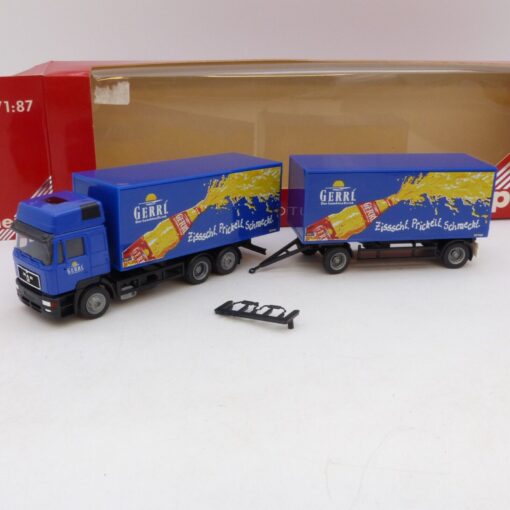 Herpa 1:87 Nr.: 144315 MB Actros Hängerzug Wohlfarth, in EVP EB7613