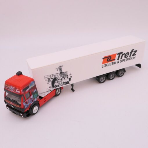 Herpa 1:87 Schnäppchen ! MB SK HD Sattelzug Trefz - rar, siehe Bilder o. EA5090