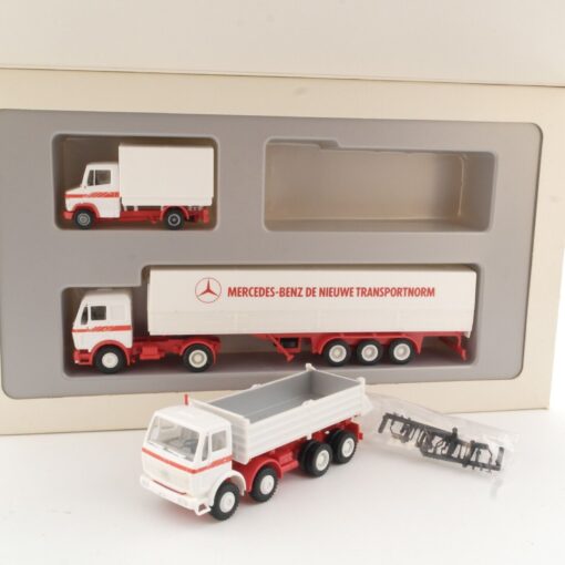 Herpa 1:87 Set Mercedes Benz De Nieuwe Transportnorm in OVP QR5783