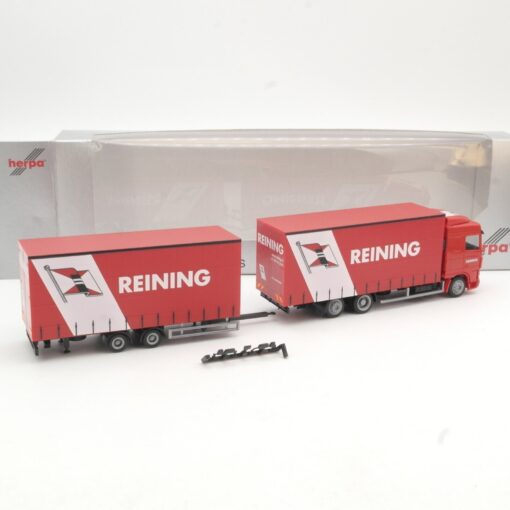 Herpa 1:87 SoMo DAF XF Hängerzug Reining in OVP QR8368 – Bild 3