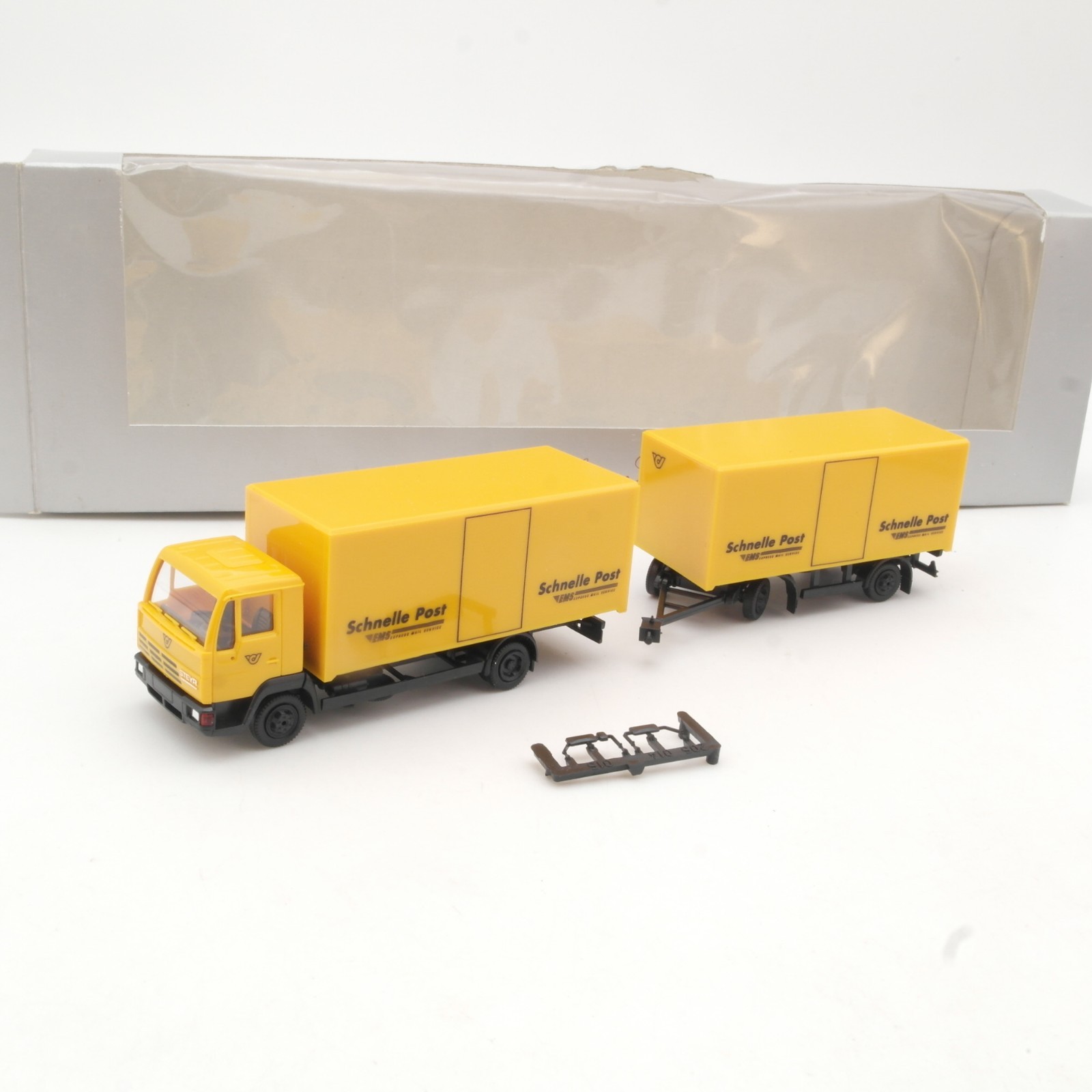 Herpa 1:87 Steyr L2000 Sattelzug Schnelle Post Österreich in OVP RR5405