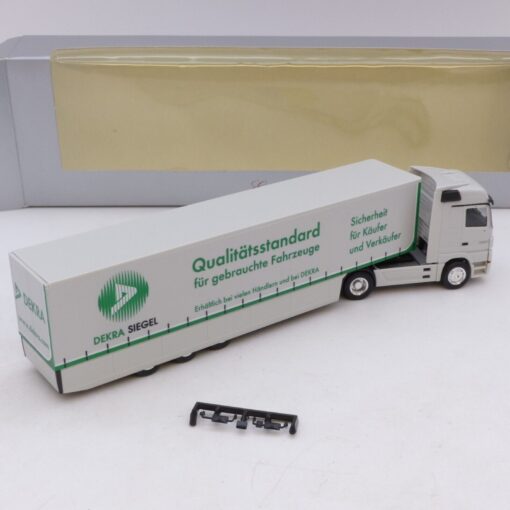 Herpa 1:87 Werbemodell: Mercedes Benz Actros Sattelzug DEKRA, in OVP EB7650 – Bild 3